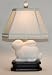 White Porcelain Bunny Rabbit Accent Table Lamp
