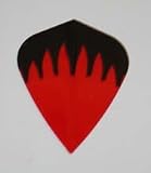 5 Sets - RED FLAMES - Hard Poly flights