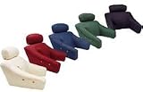 The Bedlounge - The Ultimate Back Wedge, Bed Rest, Back Support, Comfort Reading Pillow - Navy Blue
