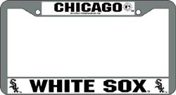 Chicago White Sox Chrome License Plate Frame