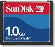 SanDisk コンパクトフラッシュ メモリーカード 1GB SDCFB-1024-J60