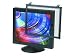 Executive Flat Frame Monitor Filter, 19-21 Crt, Antirad./static/glare, Black