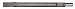 DEWALT DW5780 7/8-Inch x 18-Inch Cold Chisel 3/4-Inch Hex x 21/32-Inch Round Spline Shank