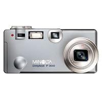 Minolta DiMAGE F300 - Digital camera - 5.0 Mpix - optical zoom: 3 x - supported memory: MMC, SD - silver
