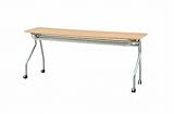FBC フォールディングデスク 180 MDF/合成皮革/スチール製 (ナチュラル) CH-S3653