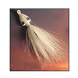 3/8OZ. #1/0 DURATIN WEEDLESS BUCKTAIL WHITE/WHITE