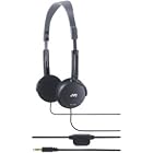 JVC Lightweight Headphone with Volume Control (Black)