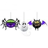 Gruesome Group 3-D Halloween Hanging Decoration (3 pack) 248218