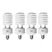 ALZO Digital Full Spectrum Light Bulb - ALZO 45W Photo CFL 5500K 91 CRI, Daylight balanced, pure white light, 2800 Lumens, Case of 4