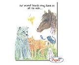Greeting Cards - Pet Good-Bye Sympathy Design 1 - 5 x 7 - 6 cards / 6 envelopes
