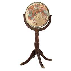 Buy Serbrook II 16 Floor Standing Antique Oceans World Globe by Replogle now!