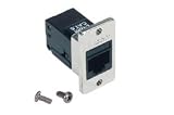 Category 6 Keystone Jack RJ45 Tool-Less EIA568A/B, Color: Black
