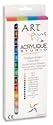 JPC - Boîte de 12 tubes de peinture acrylique - couleurs assorties - 12ml