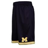 Michigan Wolverines Adidas Youth Replica Basketball Shorts - Official Replica Swing