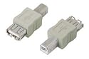 USB Adapter, Type A Female / Type B Male