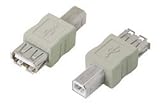 USB Adapter, Type A Female / Type B Male