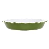 Emile Henry 12 inch Pie Dish, Vert