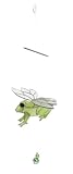 Bird Brain Glass FlapperFrog, Green