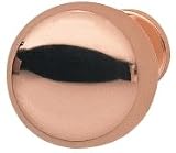 Hafele Traditional Brass Knob (134.42.010) 31mm, Copper Polished