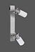 Trio 877070207 Energiespar-Balken, 230V, 2x G9/7, Nickel matt