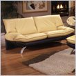 Kathy Ireland Home by Omnia Furniture Leather Princeton Two Seat Leather Sofa(multiple finishes)