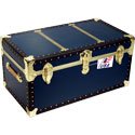 Super Heavy Duty - Furniture Grade - Black Trunk With Tray & Wheels 31x17x15.5 (FREE SHIPPING)