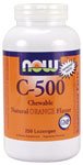C-500 Chewable - Orange by NOW Foods - (500mg - 100 Lozenges)