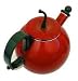 Kitchen & Housewares : Copco Red Delicious Apple 2-1/2-Quart Enamel on Steel Teakettle