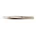 Xcelite XSST3CV Stainless Steel #3 Premium Straight Point Small Tweezer, 4-1/4" Overall Length