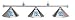 Kentucky Wildcats College Chrome 3-Shade Pool Table Light, 58