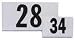 Sporting Goods : No-Tear Numbers (901-1000) - Quantity of 3