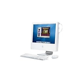 Apple iMAC G5 - All-in-one - 1 x PPC G5 1.8 GHz - RAM 256 MB - HD 1 x 80 GB - CD-RW / DVD-R - Mdm - LAN EN, Fast EN - MacOS X 10.3 - Monitor : 17" TFT