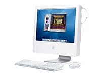 Apple iMac G5 All in one 1 x PPC G5 1.8 GHz RAM 256 MB HDD 1 x 160 GB CD RW DVD R GF FX 5200 Ultra Mdm MacOS X 10.3 Monitor 20 TFT