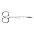 Medline Scissors, Iris, Curved, Std, 4.5", Sterile - 1 Each