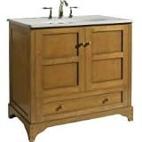 36 Vanity Ballard With ADJ Door & Drawer Seas