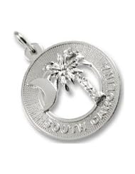 Palmetto Crescent Moon Charm