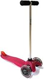 Review Micro Scooters Mini Micro Scooter in pink / Mini Micro scooter Childrens scooter with T-bar handle - Pink