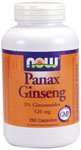 Panax Ginseng by NOW Foods - (1.04g - 250 Capsules)