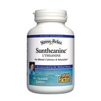 Natural Factors Stress-Relax Suntheanine Chewable Tablets,