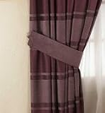 Calgary Pair of Tiebacks - Grape (60cm)