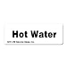 MAGNETAGS HOTWTR 1.25x3.5, PKG/6, 15-0187 SERVICE IDEAS, INC COFFEE ACCESSORIES Image