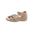 Apex 1284 Women's Ambulator Conform Shoe - Velcro Sandal - Taupe - Size Women's Size 5.5/6 - W Width - 1 pair