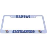 Kansas Jayhawks License Plate Tag Frame - NCAA College Athletics Fan Shop Sports Team Merchandise