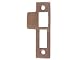 Deadbolt Style Strike Plate Antique Brass