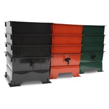 5 Tray Worm Factory Vermicomposting System - Black