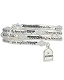 10 Commandments Paryer Coil Bracelet