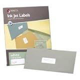 MACIJ1425 - Ink Jet Labels, Address, 1-1/3x4, White