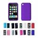 Apple iPhone 3G 3Gs 8GB 16GB 32GB Textured Silicone Skin Case Cover, Purple, One Size