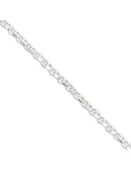 Sterling Silver 4mm Rolo Chain QFC50-8"