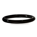 Carved Black Onyx Bracelet- 7.5